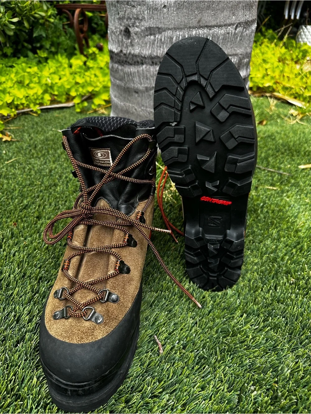 Salomon Super Mountain 9 Mountaineering Mens Size 11.5 Ice Tree Climbing Boots